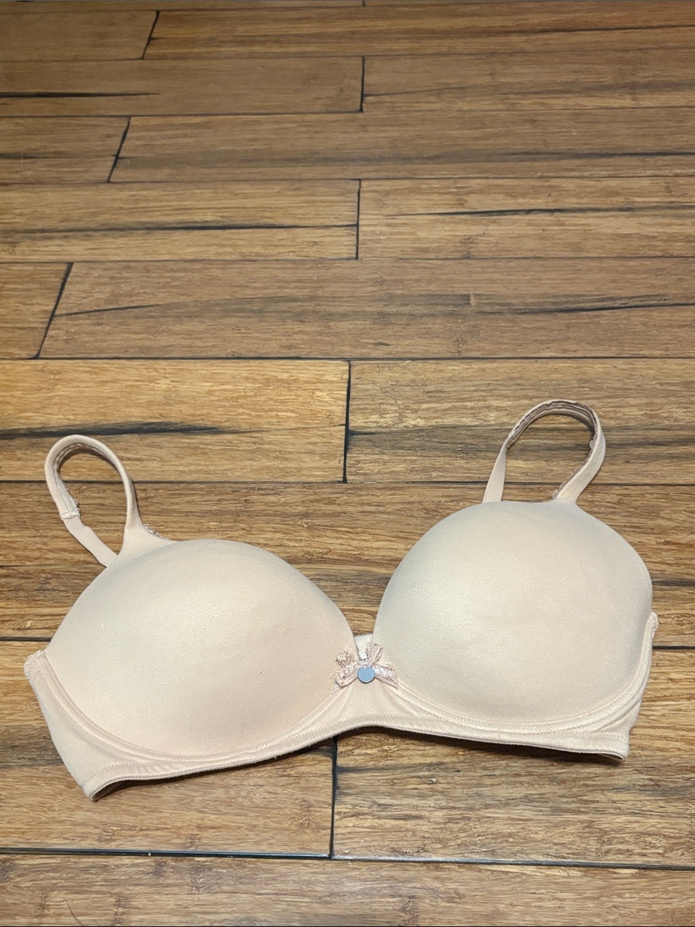 Victoria's Secret Padded Beige Nude Bra Size 36D